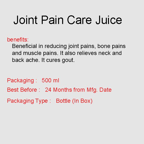 Joint Pain Care Juice