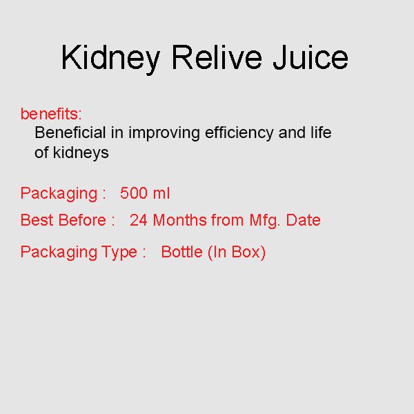 Kidney Relive Juice
