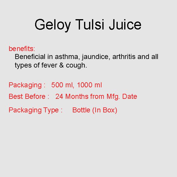 Geloy Tulsi Juice