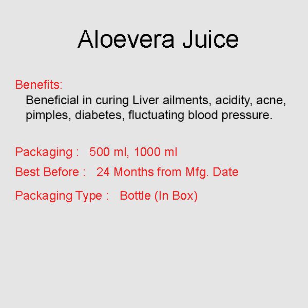 Aloevera Juice